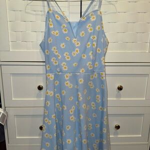 Blue Floral Sundress